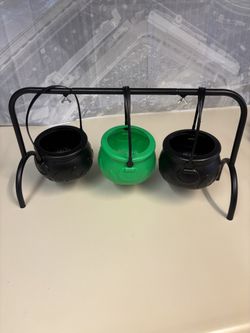 Halloween Cauldron Tidbit Bowls