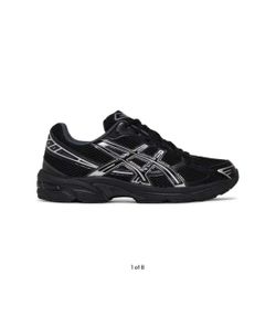 ASICS Gel 1130 Men’s Running Sneakers Low Top Lace-Up Mesh Black/Silver Size Men 11 & Woman's 12 1/2