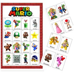 Super Mario BINGO / Loteria 