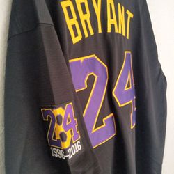 Kobe Bryant XXL Classic Baseball Jersey 
