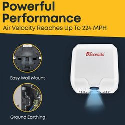 1800w Auto Commercial Hand Dryer