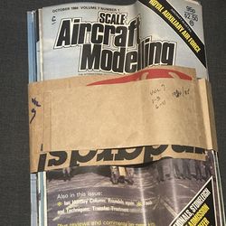 Scale aircraft, modeling lot magazine, set of nine volume six