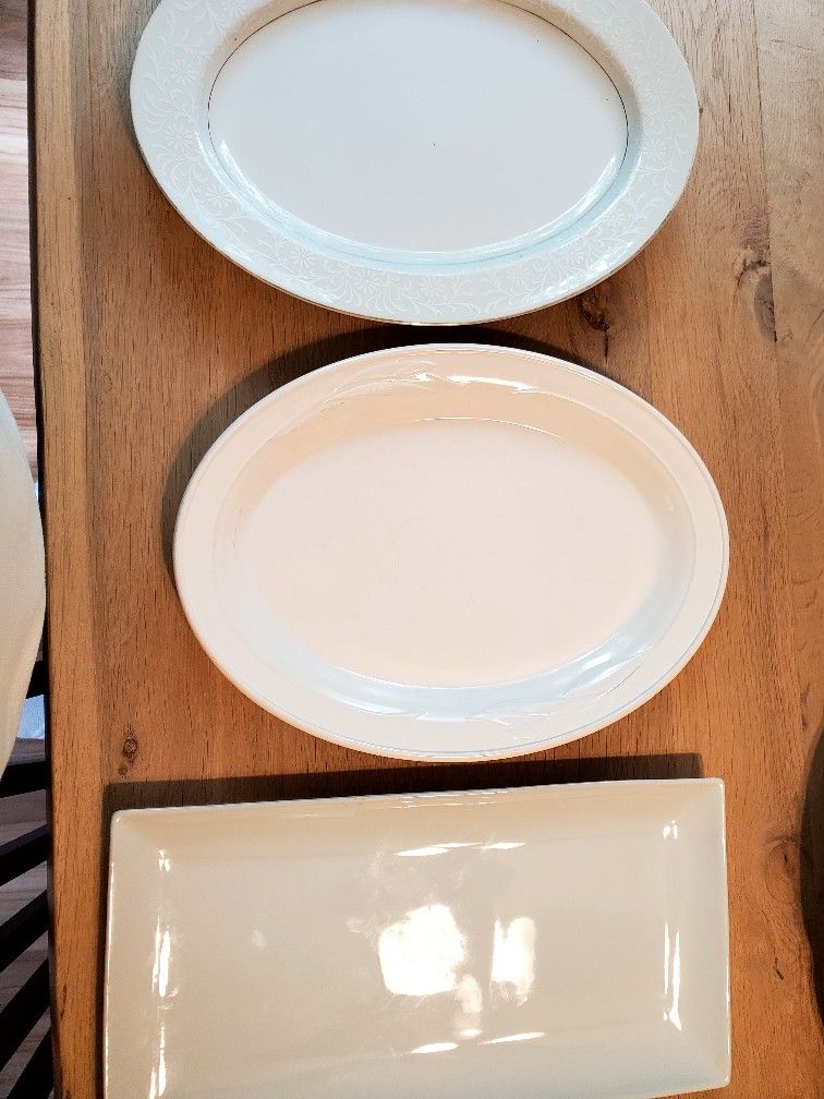 White Serving Trays