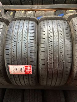 2 Used 215-55-18 Kumho Solius 100$ Installed and Balanced located at 1305 Preston Ave Pasadena Tx 77503