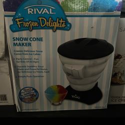 Snow Cone Maker $10