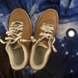 Tan & Cream Air Force 1s