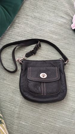 vintage Coach Hamilton Leather Swingpack Crossbody Bag
