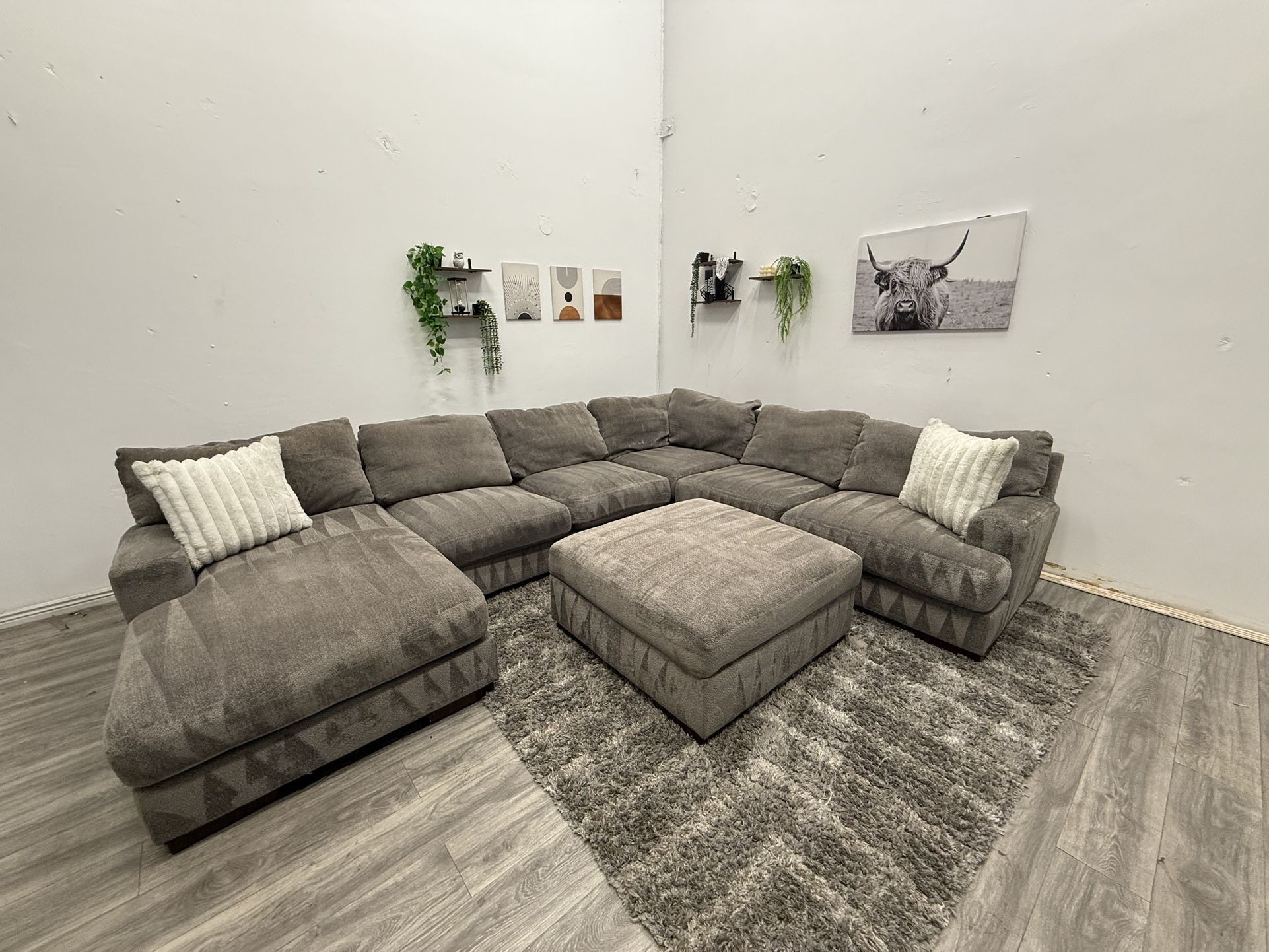 Gray Sectional Couch - Free Delivery