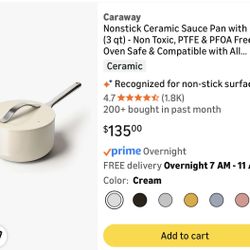 Caraway 3qt Sauce Pan 