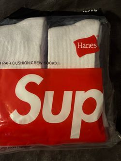 Supreme crew socks 4 pair