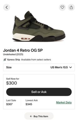 Undefeated Jordan 4