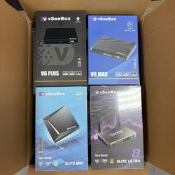 vSeebox V6 Max/ V6 Plus/ V3 Plus/ Elite Ultra - Superbox S7 Max/ S6 Max/ Ultra - Fully Loaded With 2000+ Channels Sports Ppvs Movies Series And More