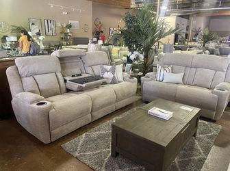 Power Reclining Sofa Living Room Furniture 