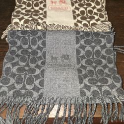 2 COACH SCARFS!