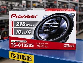 Pioneer Car Speakers 210 Watt 4" 2-Way Coaxial Speaker System TS-G1020S 4-Ohm