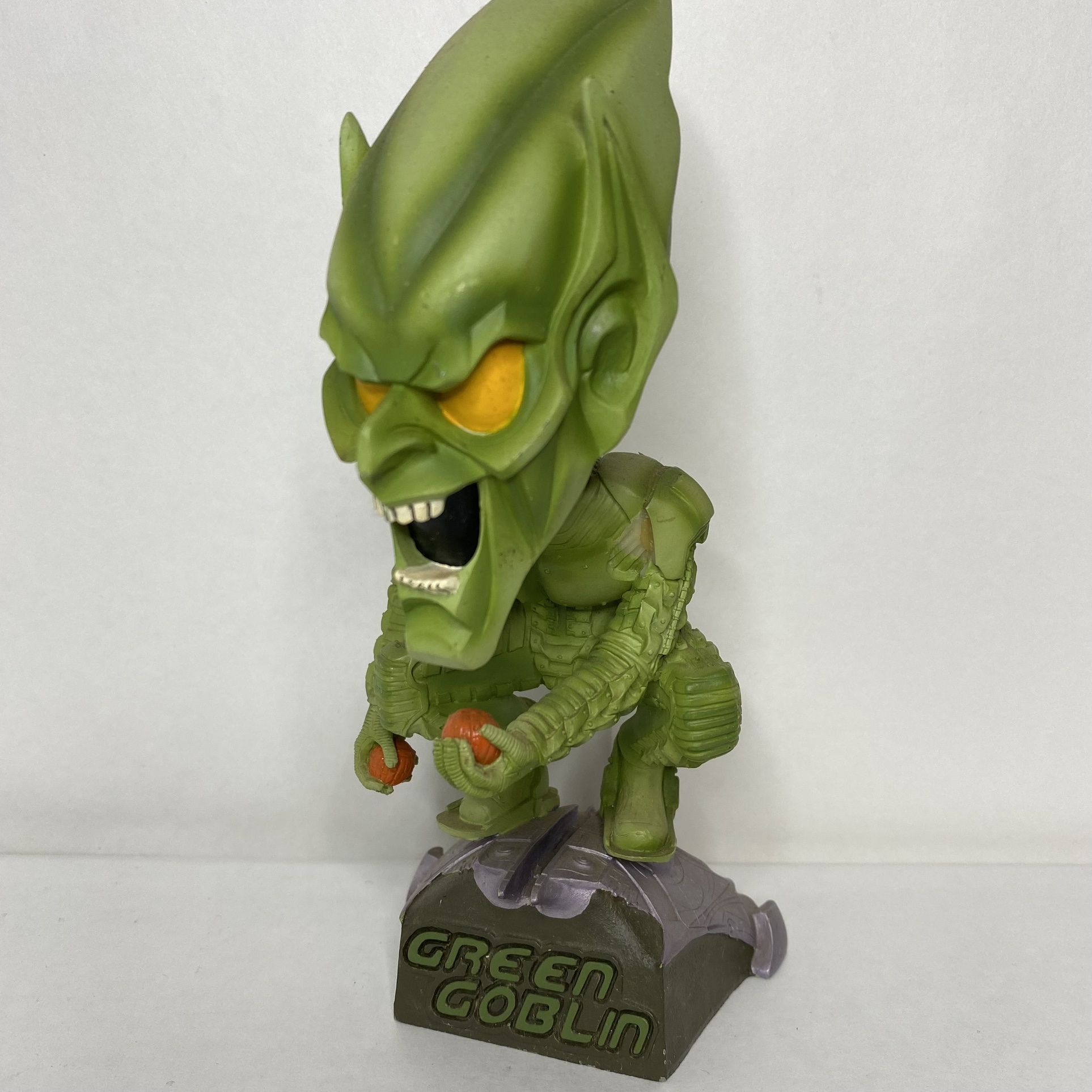 Neca Spiderman 2002 Green Goblin Bobblehead Head Knocker