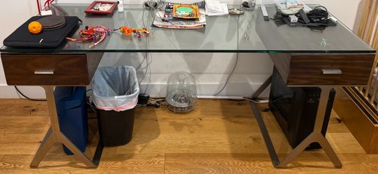 For sale: modern glass desk