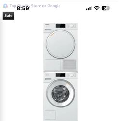 Miele Washer And Dryer   Stacked   