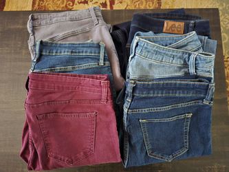 Size 10 jeans, set of 6