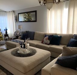 Sectional large Ottoman