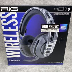 RIG 600 PRO HS Dual Wireless Gaming Headset with Bluetooth for PlayStation, Nintendo Switch and PC - Arctic Camo