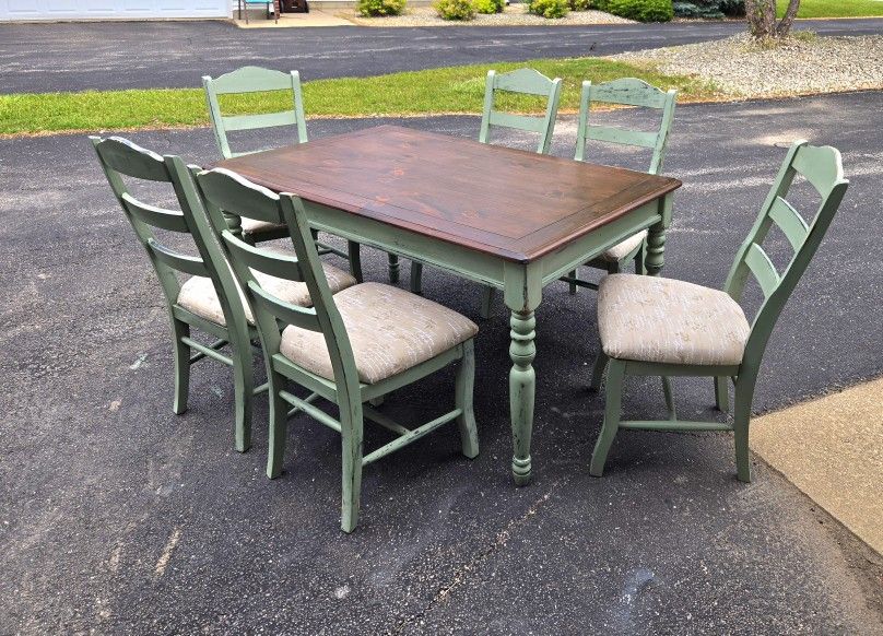 Table And 6 Chairs
