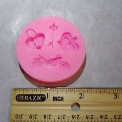 Silicon Mold For Fondant Or Chocolate $5