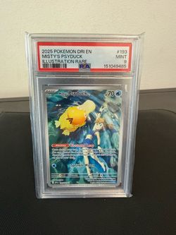Misty’s Psyduck Psa 9 - FS/FT - Pokémon Slab
