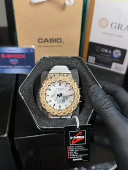 Iced Out G-Shock (Certified Moissanite)