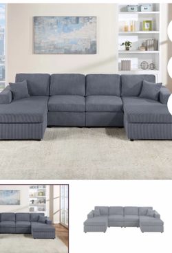 Sectional set 60” x120”x60”