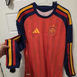 CAMISA DE ESPAÑA MANGA LARGA 3XL VERSION JUGADOR