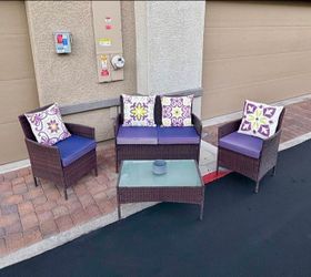 💥 Super Comfy Outdoor Patio Sectional + Coffee Table 💥
