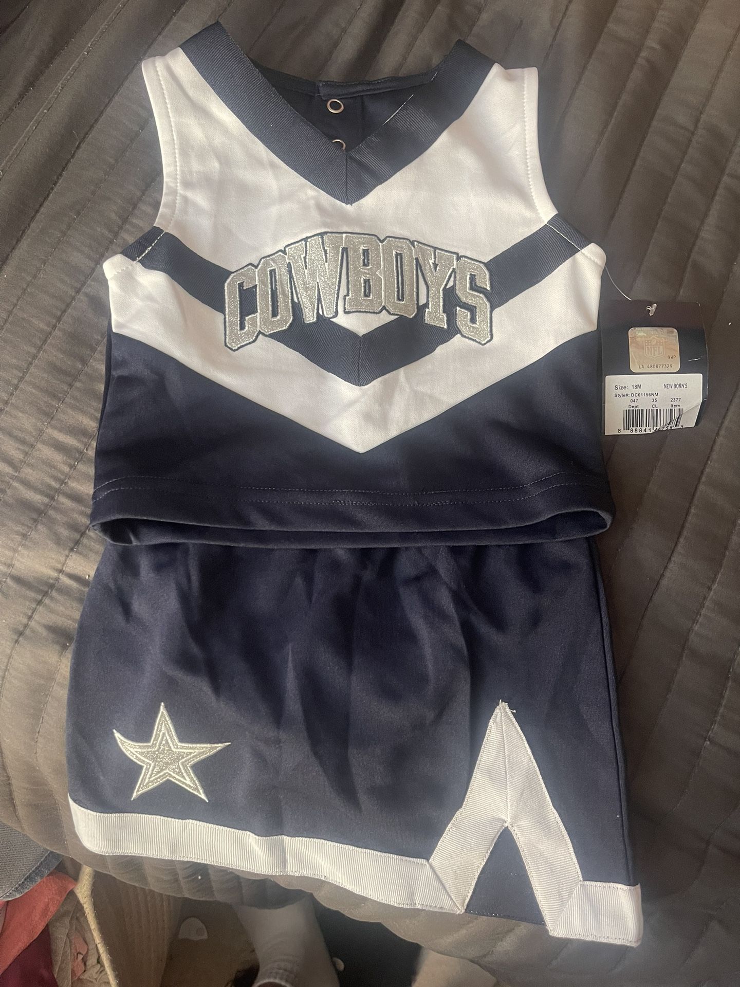 Outerstuff Girls Youth NFL Spirit Two-Piece Cheerleader Set