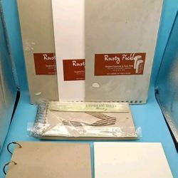 Chipboard Photo Albums Memory Books & Pages Lot Of 6 Scrapbook Craft New