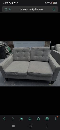 Loveseat and Chair