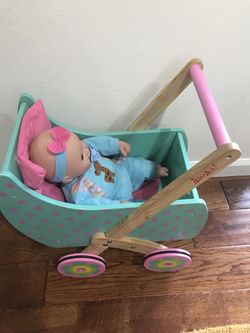 Dushi wooden cheap stroller