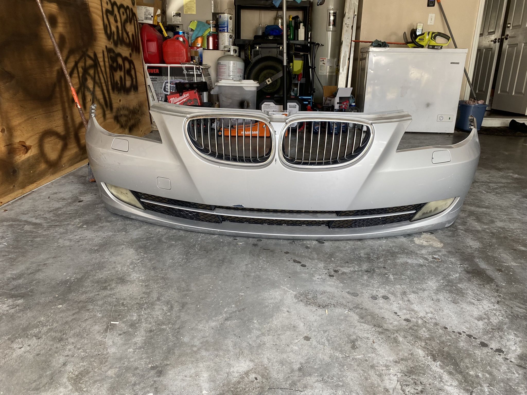 2008 BMW 528i OEM Front Bumper With Headlights
