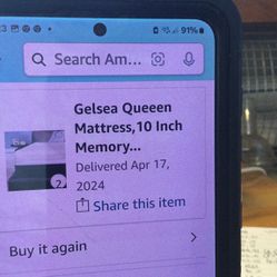 10 Inch Queen Sized Memory Foam Mattress 