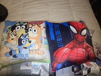 🧚‍♀️ NEW CHOICE OF SQUISHY PILLOW, BLUEY, OR SPIDER MAN