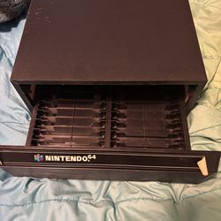 Authentic Retro N64 Game Drawer/Storage