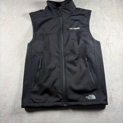 The North Face Vest Men’s M Black Softshell Zip Ridgewall Outdoor Jacket #2064