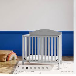 Graco Stella 4-in-1 Convertible Mini Crib with Mattress