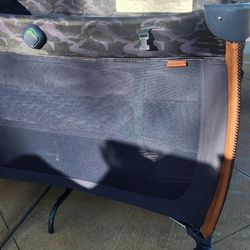 Blue Camo Play Pen