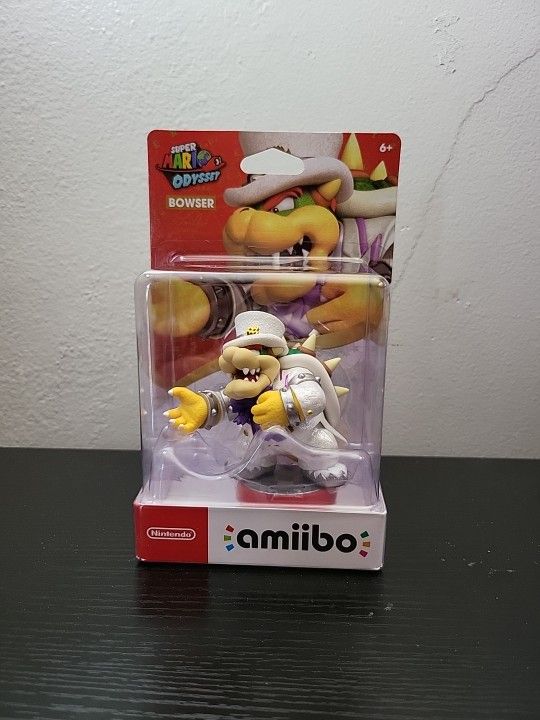 Nintendo Super Mario Odyssey Bowser Wedding Outfit Amiibo Figurine NIP