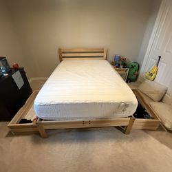 Bed Frame and Drawers.  