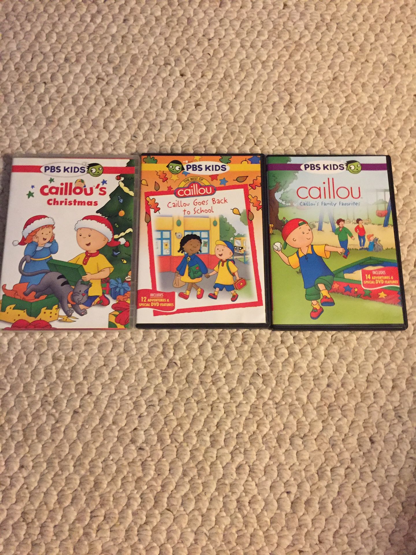 Caillou DVD’s