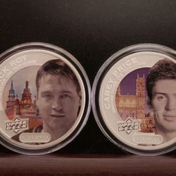 RARE!!! 
(95) 1T Oz .9999 Fine Silver Hockey Hall Of Fame Coins