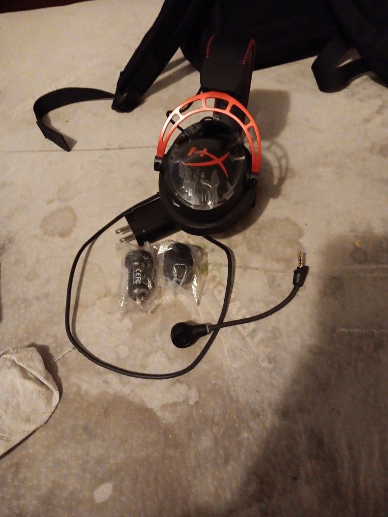 Hyperx Gaming Headphones Red & Black