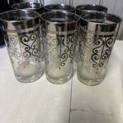 Vintage MCM Silver Rim 