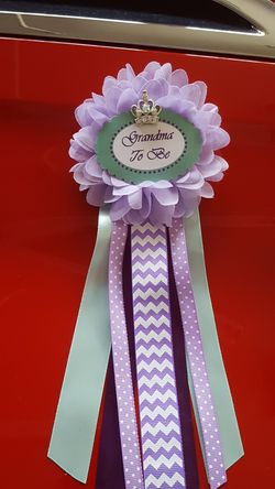 Grandma to be corsage